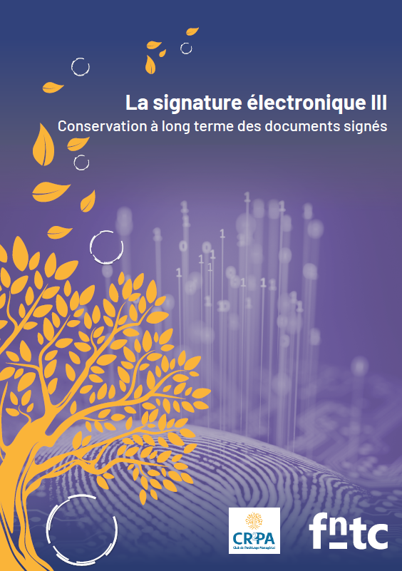 Couverture du troisième guide sur la signature électronique.