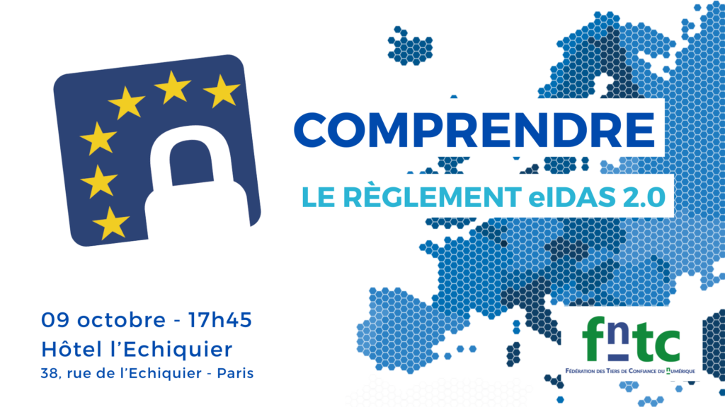 "Comprendre le règlement eIDAS 2.0", le 9 octobre 2024.